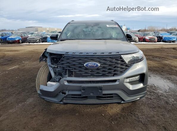 1FMSK8KHXNGC43992 2022 FORD FORD EXPLORER Серый Вид спереди