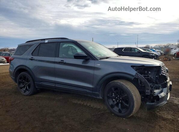 1FMSK8KHXNGC43992 2022 FORD FORD EXPLORER Серый Передняя правая четверть