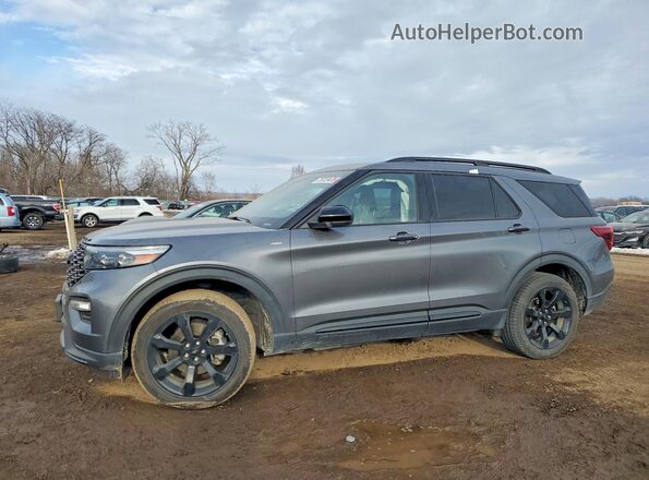 1FMSK8KHXNGC43992 2022 FORD FORD EXPLORER Серый Передняя левая четверть