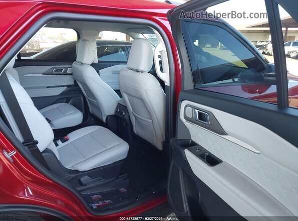 1FMUK8HH0TGA50165 2026 FORD FORD EXPLORER Red Vista de la etiqueta del VIN