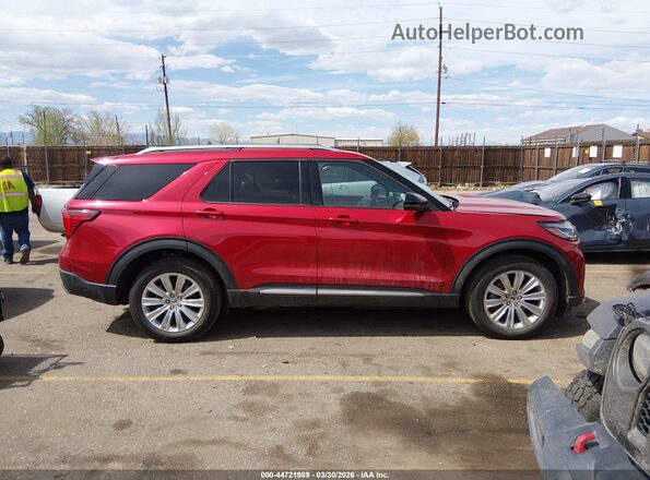 1FMUK8HH3SGA64320 2025 FORD FORD EXPLORER Красный Вид задней части салона