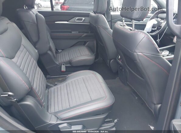 1FMUK8KH8TGA42551 2026 FORD FORD EXPLORER Blue Widok naklejki z numerem VIN