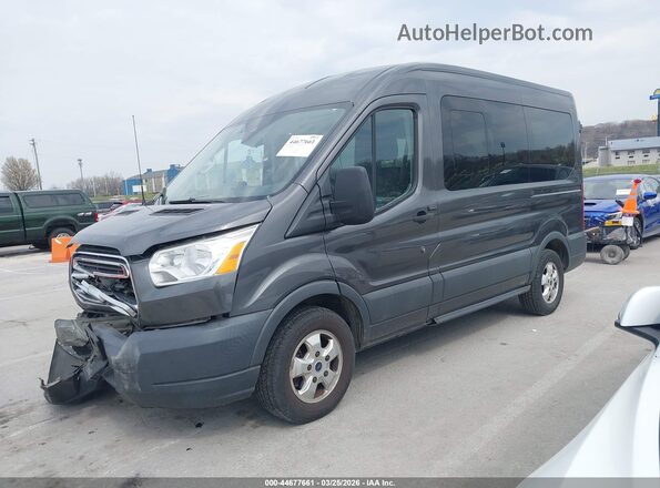 1FMZK1CM4HKA89380 2017 FORD TRANSIT-150 Серый Передняя левая четверть