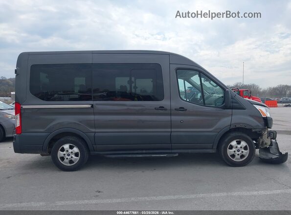1FMZK1CM4HKA89380 2017 FORD TRANSIT-150 Серый Вид задней части салона