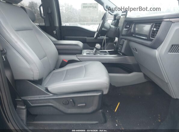 1FT6W3L77SWG00968 2025 FORD F-150 LIGHTNING Black Вид салону спереду