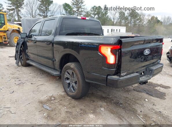 1FT6W3LU1SWG25869 2025 FORD F-150 LIGHTNING Black უკანა მარცხენა