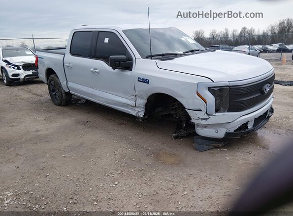 1FT6W3LU3SWG13593 2025 FORD F-150 LIGHTNING Gray წინა მარჯვენა