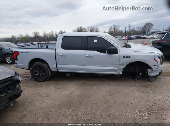 1FT6W3LU3SWG13593 2025 FORD F-150 LIGHTNING Gray უკანა სალონის ხედი