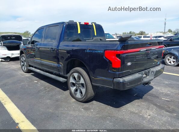 1FT6W7L72SWG20830 2025 FORD F-150 LIGHTNING Dark Blue Задняя левая четверть