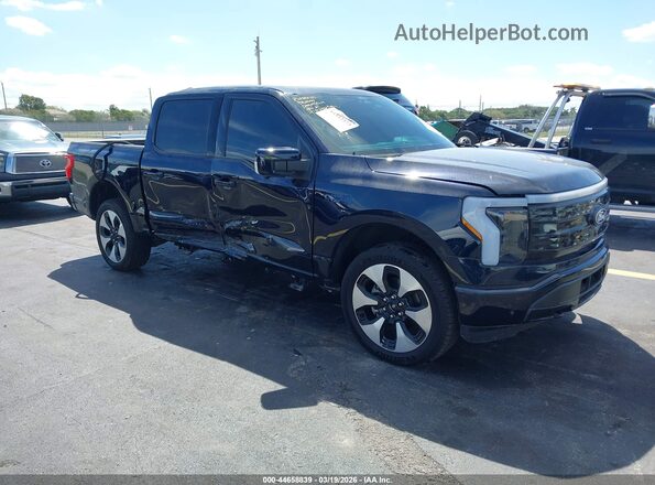 1FT6W7L72SWG20830 2025 FORD F-150 LIGHTNING Dark Blue Передняя правая четверть