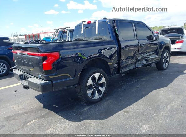 1FT6W7L72SWG20830 2025 FORD F-150 LIGHTNING Dark Blue Задняя правая четверть