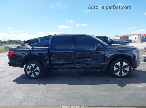1FT6W7L72SWG20830 2025 FORD F-150 LIGHTNING Dark Blue Вид задней части салона