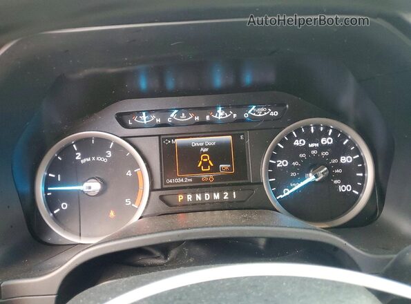 1FT7W2AT7JEC81431 2018 FORD F250 Белый Вид щитка приборов