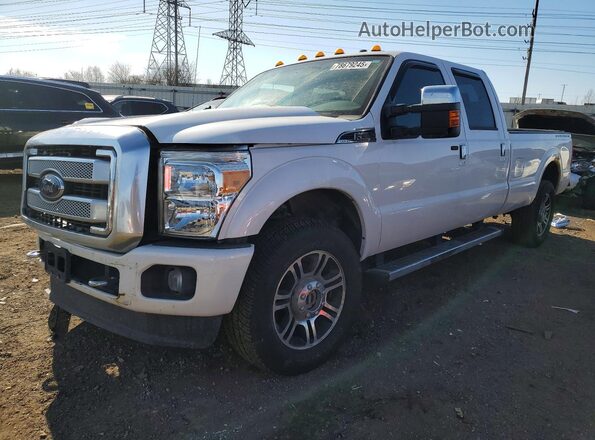 1FT7W2B64GEC68072 2016 FORD F250 White წინა მარცხენა ხედი სამი მეოთხედიდან