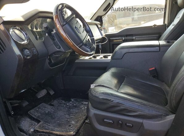 1FT7W2B64GEC68072 2016 FORD F250 White წინა სალონის ხედი