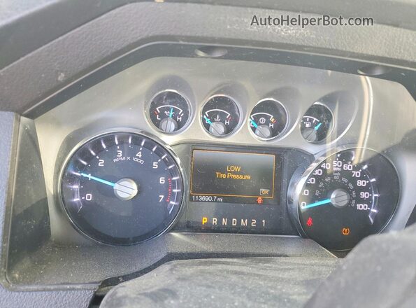 1FT7W2B64GEC68072 2016 FORD F250 White ხელსაწყოთა პანელის ხედი