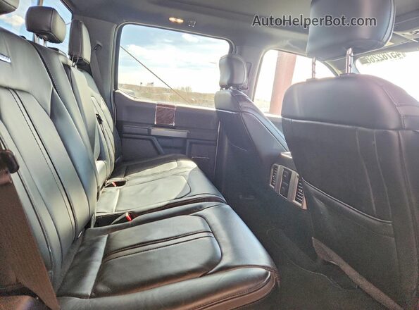 1FT7W2B65HEB40960 2017 FORD F250 Желто-коричневый Вид задних сидений