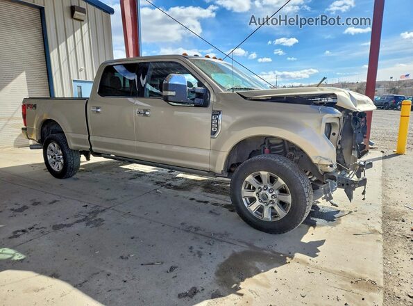 1FT7W2B65HEB40960 2017 FORD F250 Желто-коричневый Передняя правая четверть
