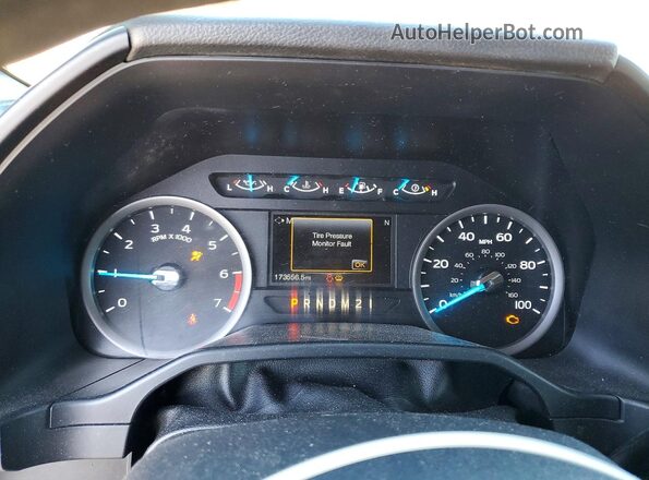 1FT7W2B65HEC12952 2017 FORD F250 Black Вид щитка приладів
