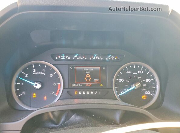 1FT7W2B65JEC04078 2018 FORD F250 White Widok zestawu wskaźników
