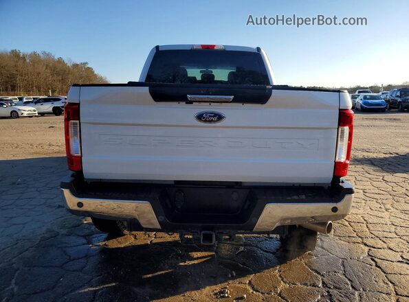 1FT7W2B65JEC04078 2018 FORD F250 White Widok z tyłu