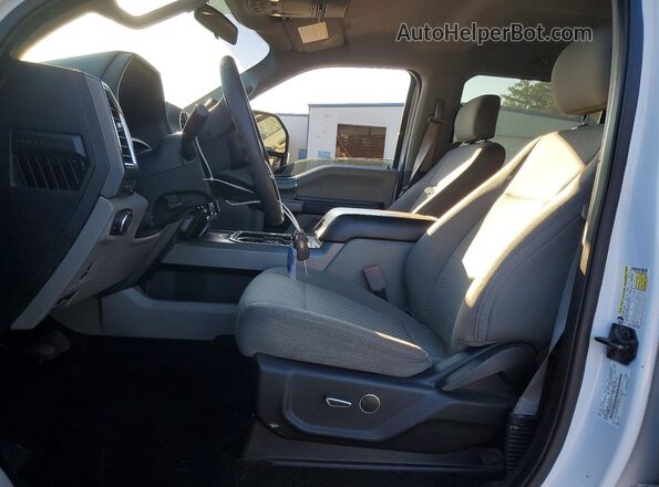 1FT7W2B65JEC04078 2018 FORD F250 White Widok wnętrza z przodu