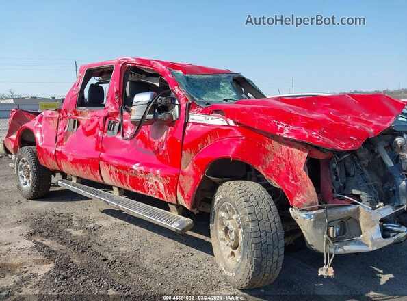 1FT7W2B67GEC50844 2016 FORD F-250 Red Widok wnętrza z tyłu