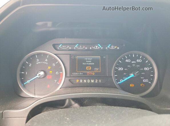 1FT7W2B67JEB72718 2018 FORD F250 Белый Вид щитка приборов