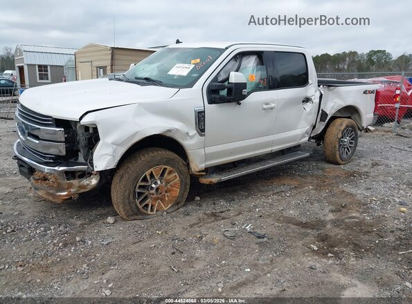 1FT7W2B68KEC74627 2019 FORD F-250 White წინა მარცხენა ხედი სამი მეოთხედიდან