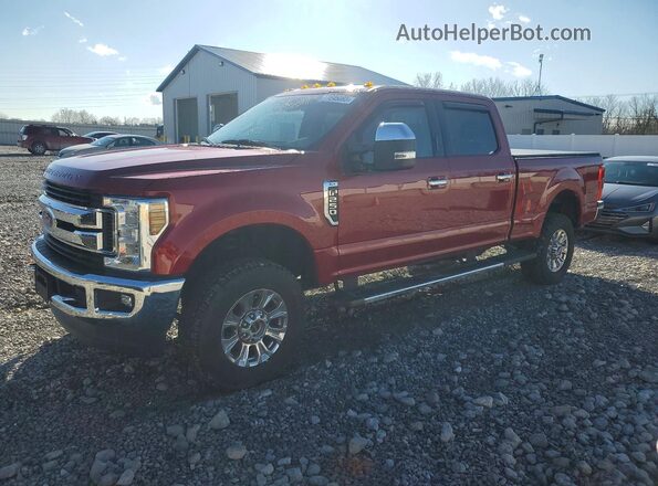 1FT7W2B69KEE96285 2019 FORD F250 Красный Передняя левая четверть