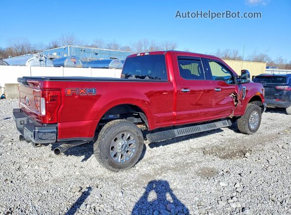 1FT7W2B69KEE96285 2019 FORD F250 Красный Задняя правая четверть