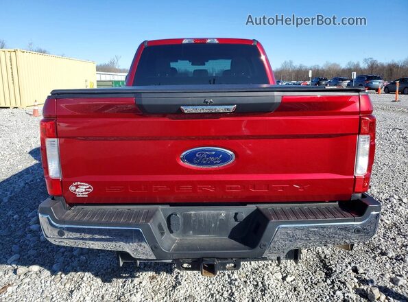 1FT7W2B69KEE96285 2019 FORD F250 Красный Вид сзади