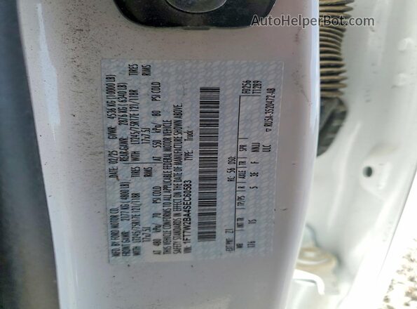 1FT7W2BA4SEC60583 2025 FORD F250 White Widok komory silnika