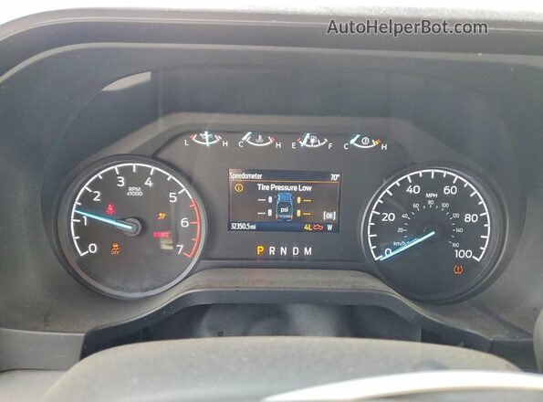 1FT7W2BA4SEC60583 2025 FORD F250 White Widok zestawu wskaźników