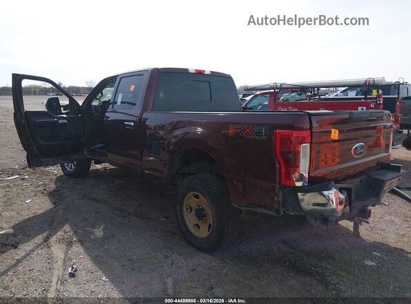 1FT7W2BT0HEC08944 2017 FORD F-250 Темно-бордовый Задняя левая четверть