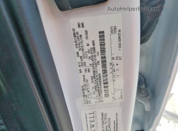 1FT7W2BT0HEE95024 2017 FORD F250 White Vista del compartimento del motor