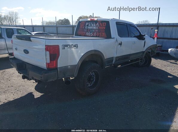 1FT7W2BT0JEB19333 2018 FORD F-250 Белый Задняя правая четверть