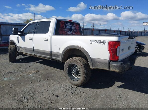 1FT7W2BT0JEB19333 2018 FORD F-250 Белый Задняя левая четверть