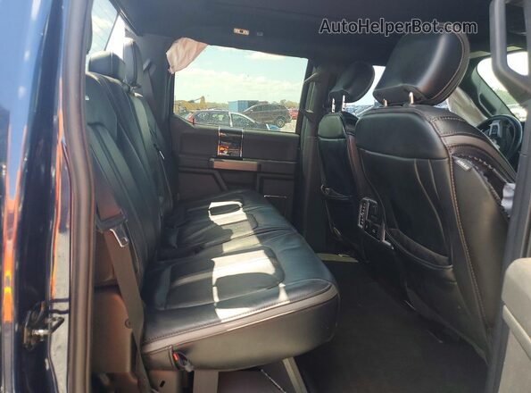 1FT7W2BT1LED12206 2020 FORD F250 Blue Rear seats view