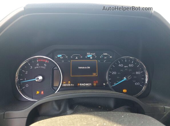 1FT7W2BT2KEC67257 2019 FORD F250 Серый Вид щитка приборов