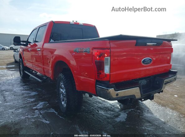 1FT7W2BT2KEE20705 2019 FORD F-250 Red Tył lewy