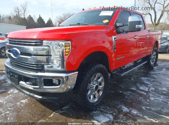 1FT7W2BT2KEE20705 2019 FORD F-250 Red Przód lewy