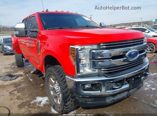 1FT7W2BT2KEE20705 2019 FORD F-250 Red Przód prawy