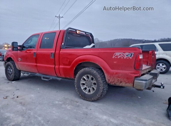 1FT7W2BT3GEB13731 2016 FORD F250 Красный Задняя левая четверть