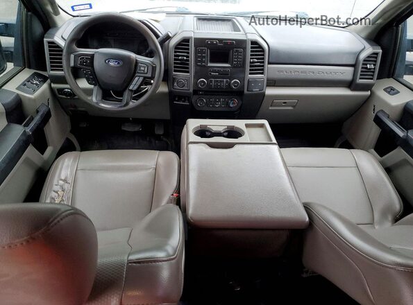 1FT7W2BT4JEB50245 2018 FORD F250 White Вид панелі приладів