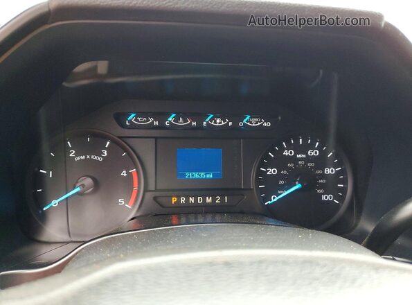 1FT7W2BT4JEB50245 2018 FORD F250 White Вид щитка приладів