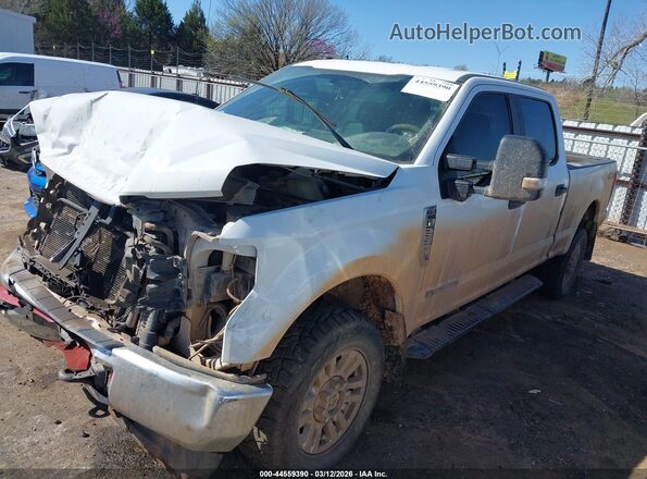 1FT7W2BT4KED41603 2019 FORD F-250 White წინა მარცხენა ხედი სამი მეოთხედიდან