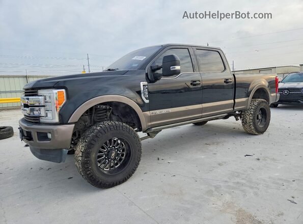 1FT7W2BT6JEB28537 2018 FORD F250 Black Przód lewy