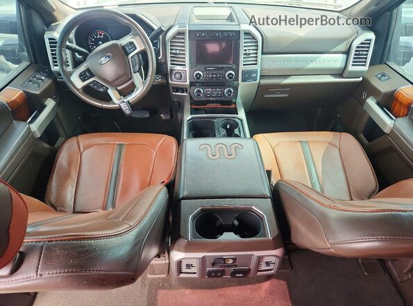 1FT7W2BT6JEB28537 2018 FORD F250 Black Widok deski rozdzielczej