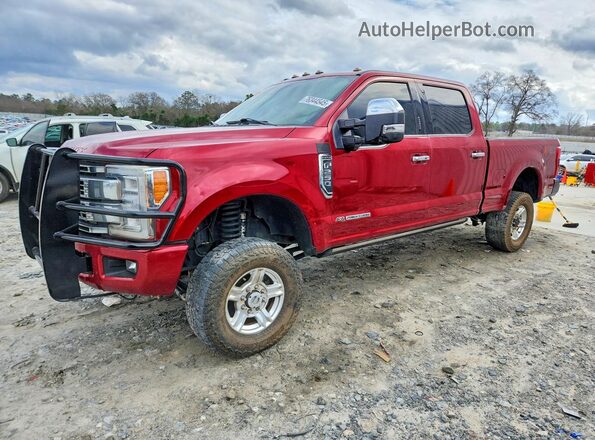 1FT7W2BT6JEC36088 2018 FORD F250 Red Передня ліва чверть